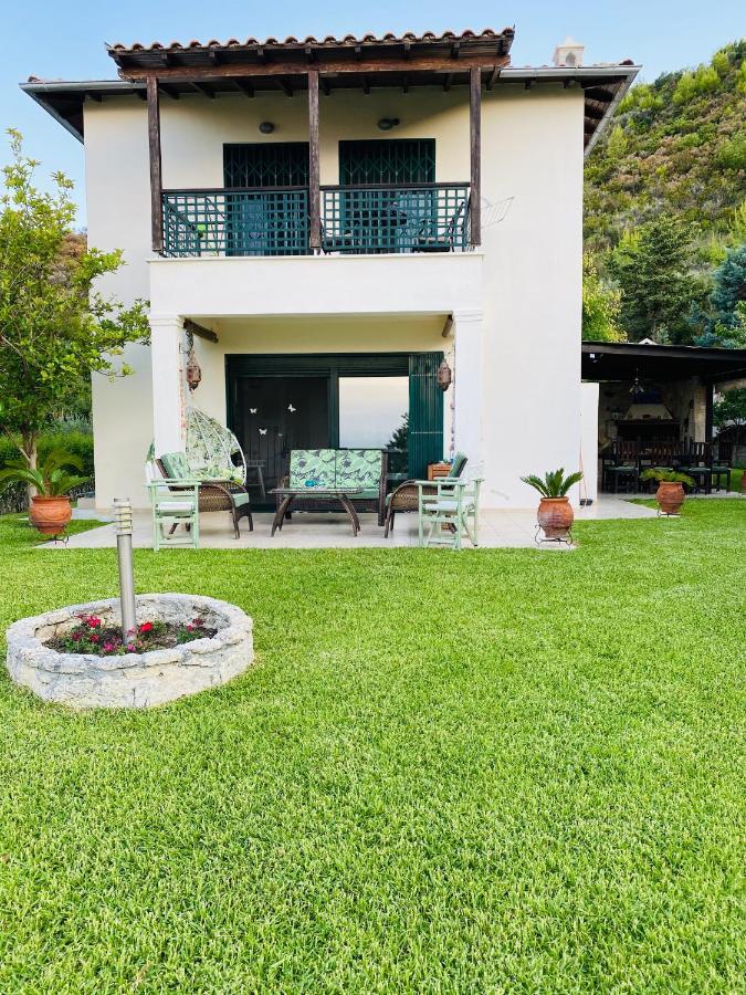 Detached Villa With Sea View Ханиоти Экстерьер фото