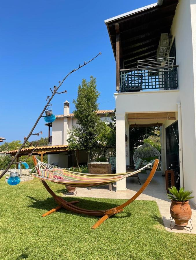 Detached Villa With Sea View Ханиоти Экстерьер фото